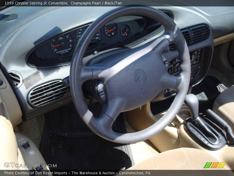 Champagne Pearl / Black/Tan 1999 Chrysler Sebring JX Convertible