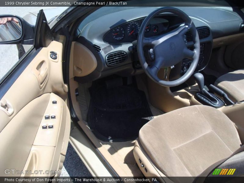 Champagne Pearl / Black/Tan 1999 Chrysler Sebring JX Convertible
