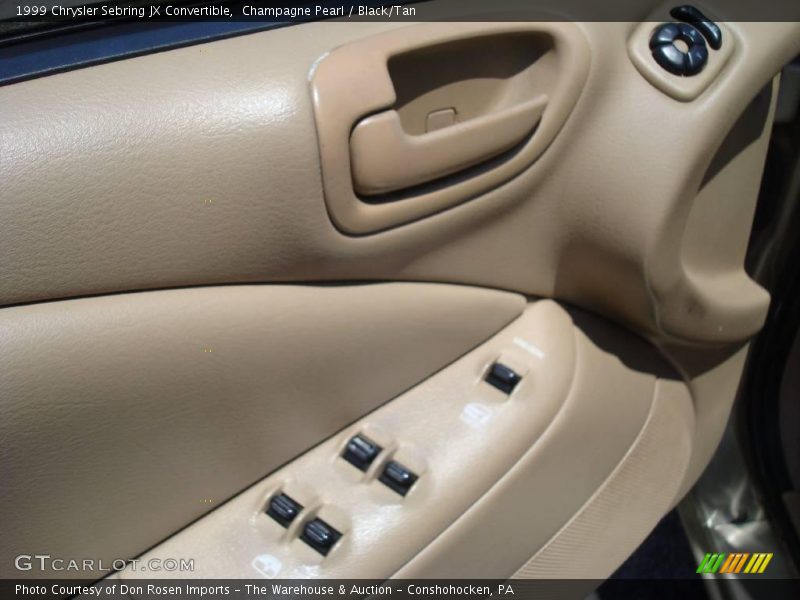 Champagne Pearl / Black/Tan 1999 Chrysler Sebring JX Convertible