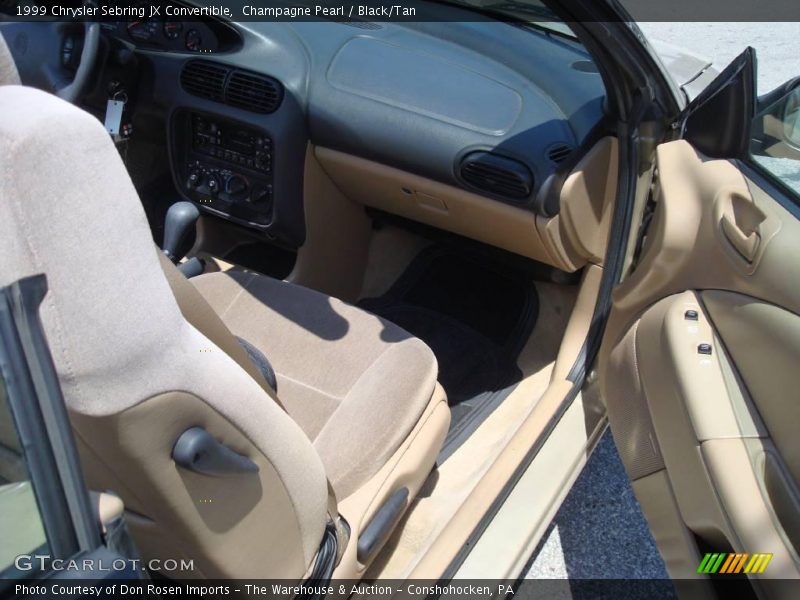 Champagne Pearl / Black/Tan 1999 Chrysler Sebring JX Convertible