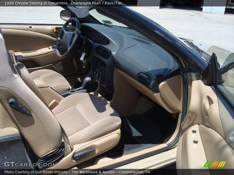 Champagne Pearl / Black/Tan 1999 Chrysler Sebring JX Convertible