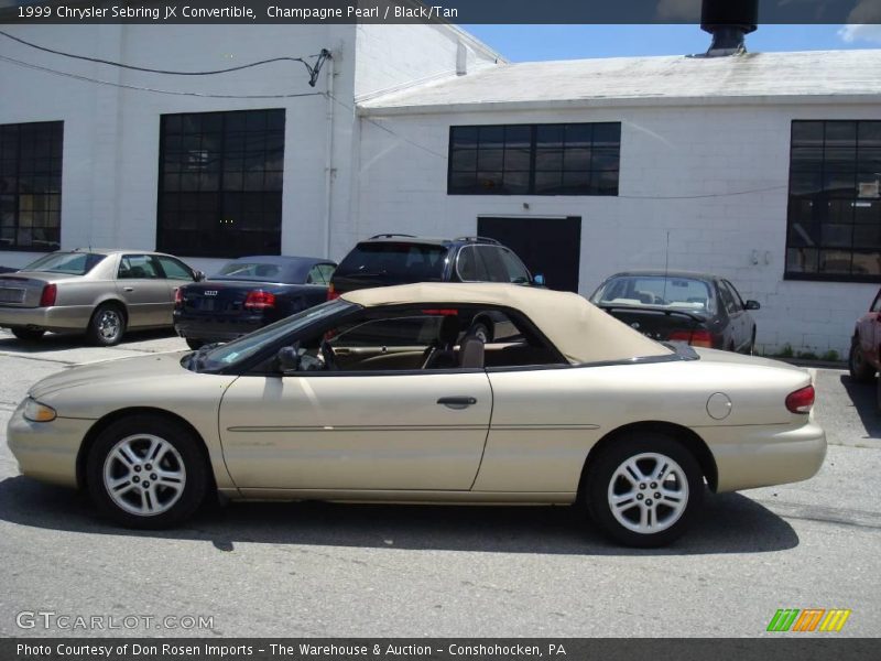 Champagne Pearl / Black/Tan 1999 Chrysler Sebring JX Convertible