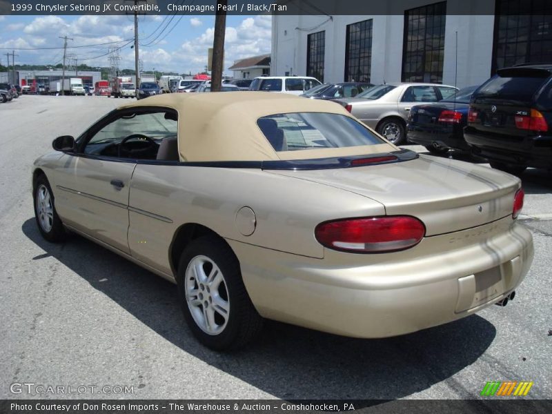 Champagne Pearl / Black/Tan 1999 Chrysler Sebring JX Convertible