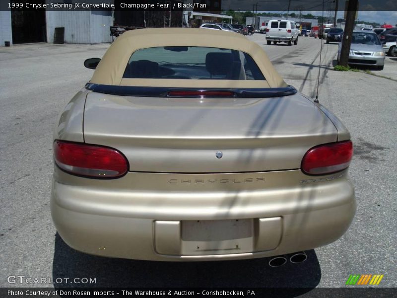 Champagne Pearl / Black/Tan 1999 Chrysler Sebring JX Convertible