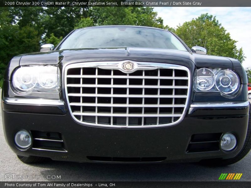 Brilliant Black Crystal Pearl / Dark Slate Gray 2008 Chrysler 300 C HEMI Walter P. Chrysler Executive Series