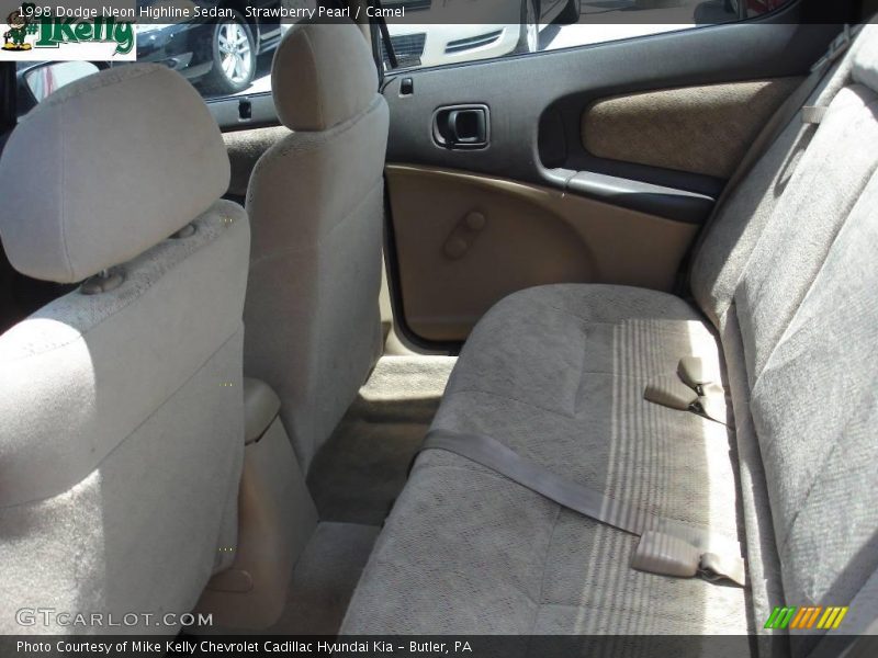 Strawberry Pearl / Camel 1998 Dodge Neon Highline Sedan