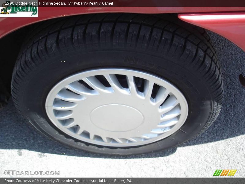 Strawberry Pearl / Camel 1998 Dodge Neon Highline Sedan