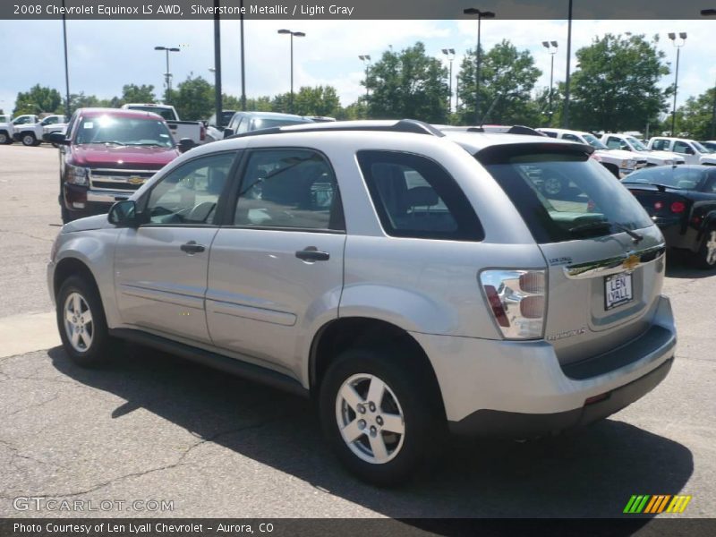 Silverstone Metallic / Light Gray 2008 Chevrolet Equinox LS AWD