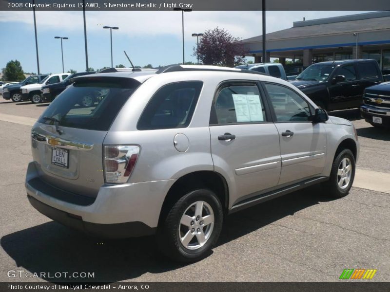 Silverstone Metallic / Light Gray 2008 Chevrolet Equinox LS AWD