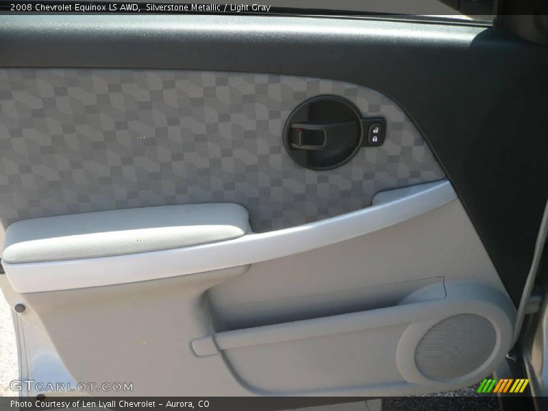 Silverstone Metallic / Light Gray 2008 Chevrolet Equinox LS AWD