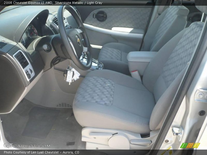 Silverstone Metallic / Light Gray 2008 Chevrolet Equinox LS AWD