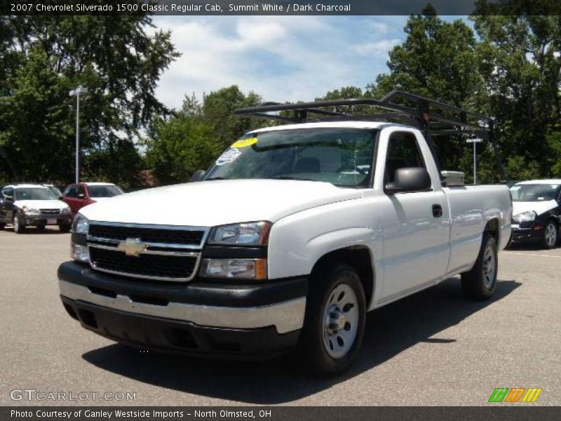Summit White / Dark Charcoal 2007 Chevrolet Silverado 1500 Classic Regular Cab