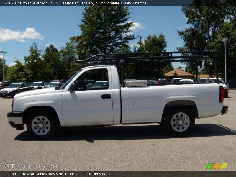 Summit White / Dark Charcoal 2007 Chevrolet Silverado 1500 Classic Regular Cab