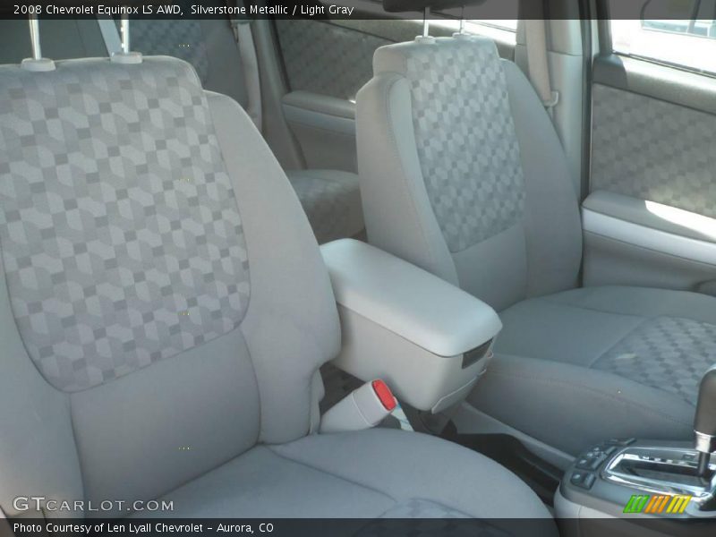 Silverstone Metallic / Light Gray 2008 Chevrolet Equinox LS AWD