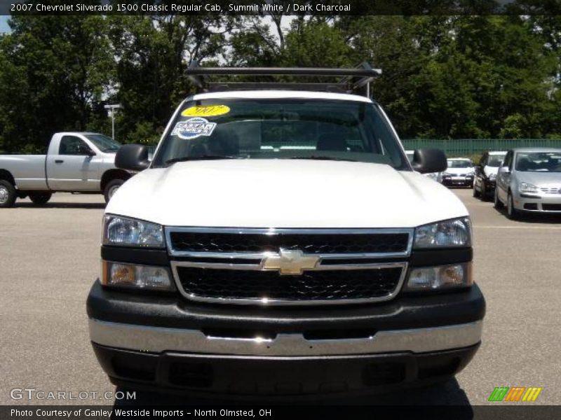 Summit White / Dark Charcoal 2007 Chevrolet Silverado 1500 Classic Regular Cab