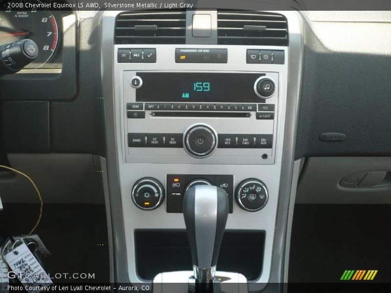 Silverstone Metallic / Light Gray 2008 Chevrolet Equinox LS AWD