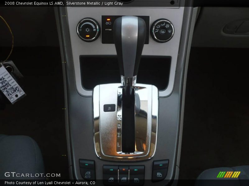 Silverstone Metallic / Light Gray 2008 Chevrolet Equinox LS AWD