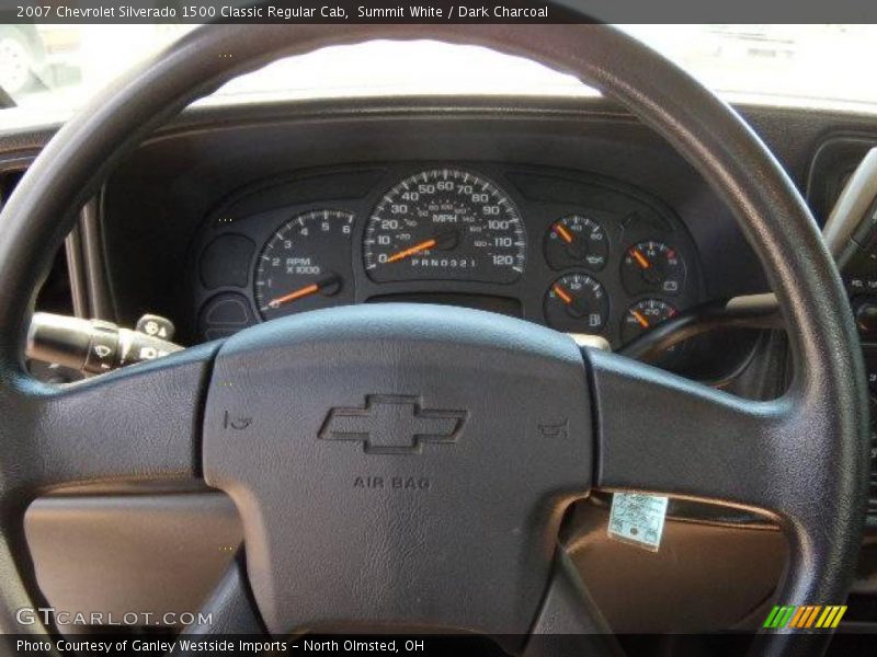 Summit White / Dark Charcoal 2007 Chevrolet Silverado 1500 Classic Regular Cab