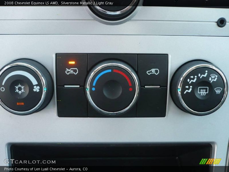 Silverstone Metallic / Light Gray 2008 Chevrolet Equinox LS AWD