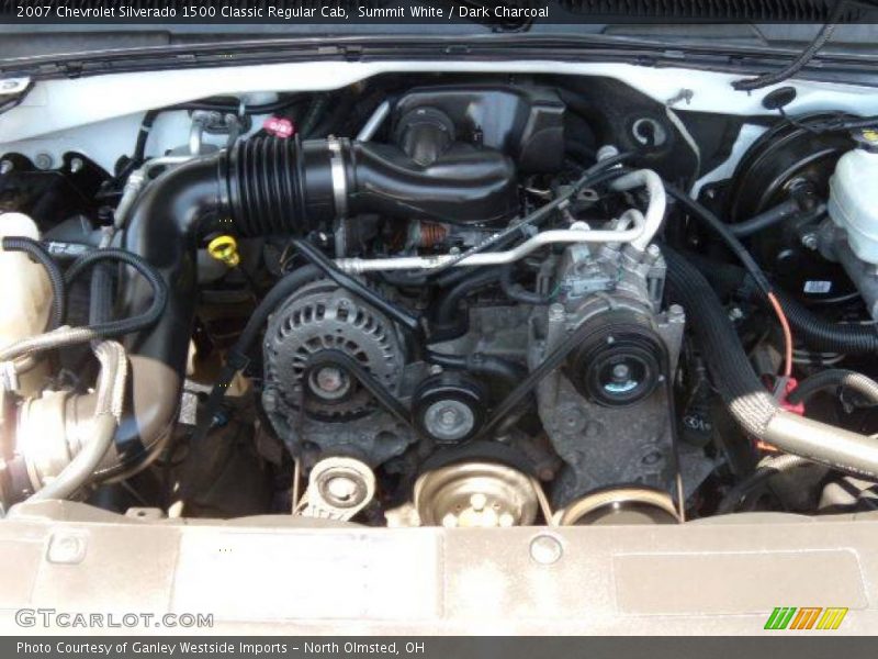 Summit White / Dark Charcoal 2007 Chevrolet Silverado 1500 Classic Regular Cab