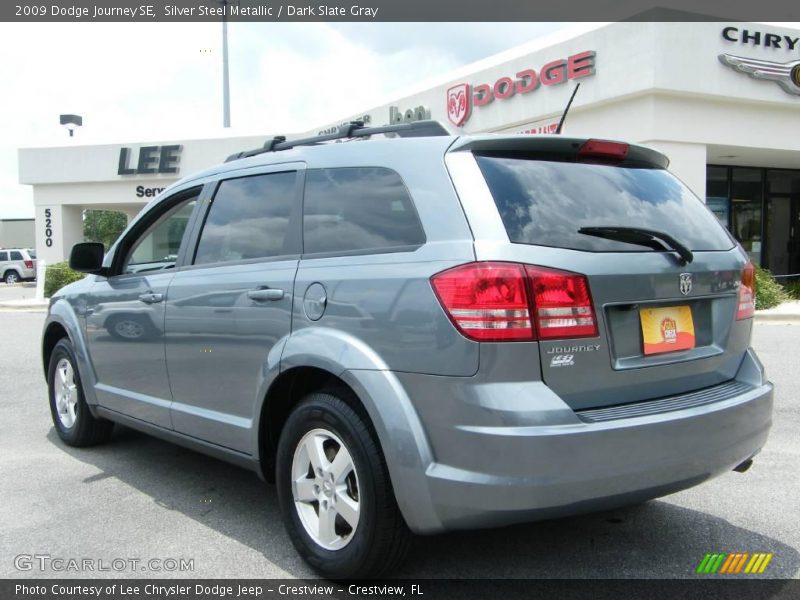 Silver Steel Metallic / Dark Slate Gray 2009 Dodge Journey SE