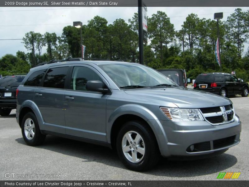 Silver Steel Metallic / Dark Slate Gray 2009 Dodge Journey SE