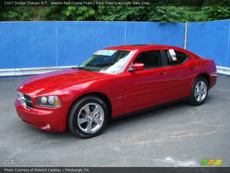 Inferno Red Crystal Pearl / Dark Slate Gray/Light Slate Gray 2007 Dodge Charger R/T