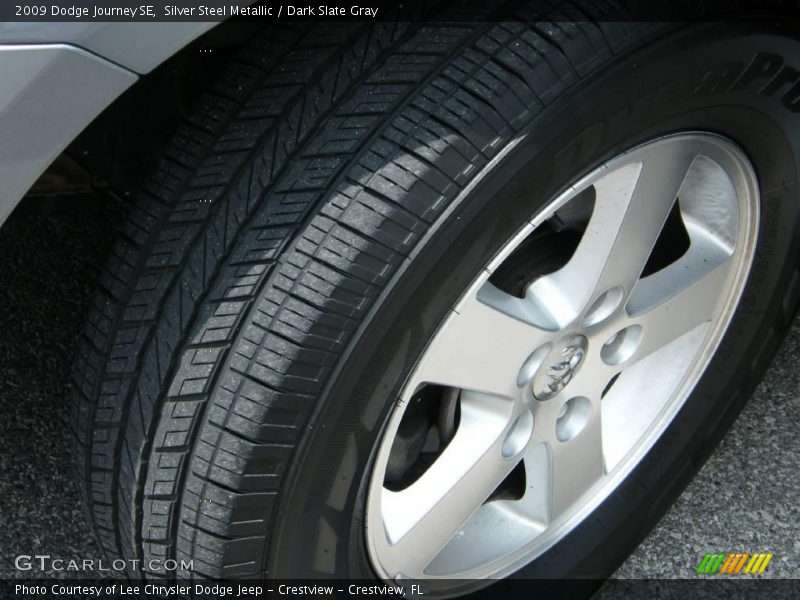 Silver Steel Metallic / Dark Slate Gray 2009 Dodge Journey SE