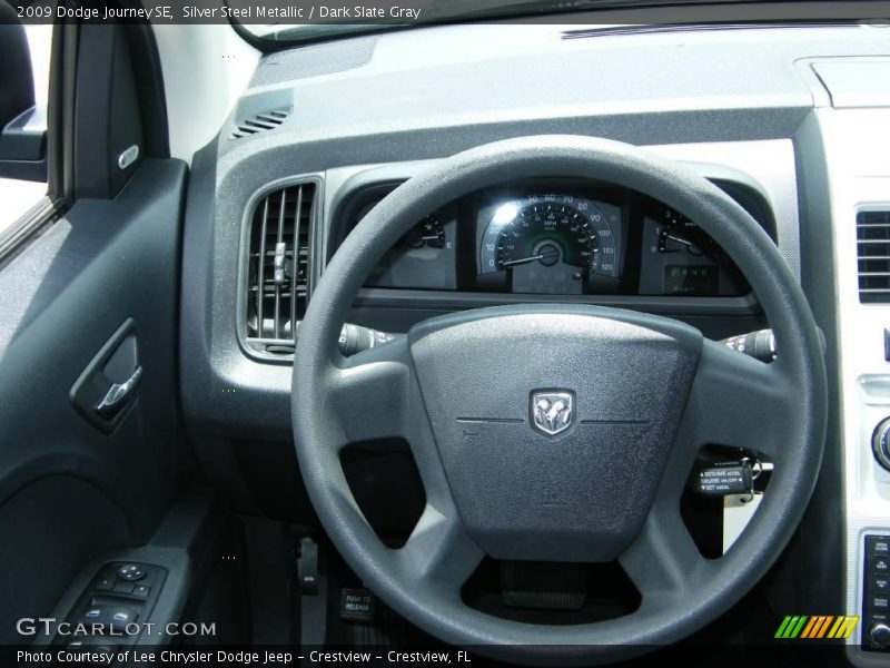 Silver Steel Metallic / Dark Slate Gray 2009 Dodge Journey SE
