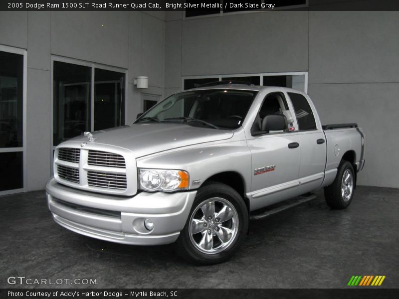 Bright Silver Metallic / Dark Slate Gray 2005 Dodge Ram 1500 SLT Road Runner Quad Cab
