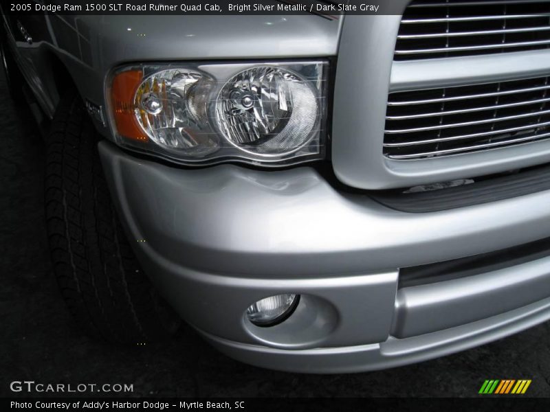 Bright Silver Metallic / Dark Slate Gray 2005 Dodge Ram 1500 SLT Road Runner Quad Cab