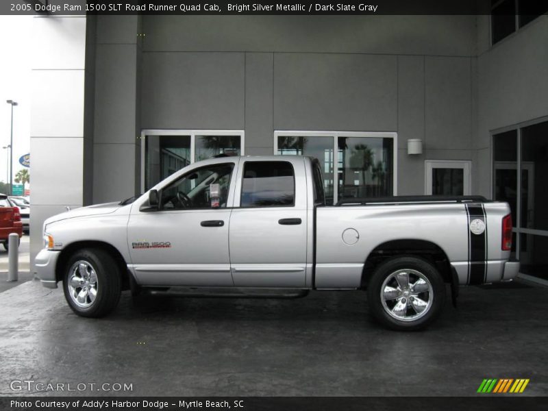 Bright Silver Metallic / Dark Slate Gray 2005 Dodge Ram 1500 SLT Road Runner Quad Cab