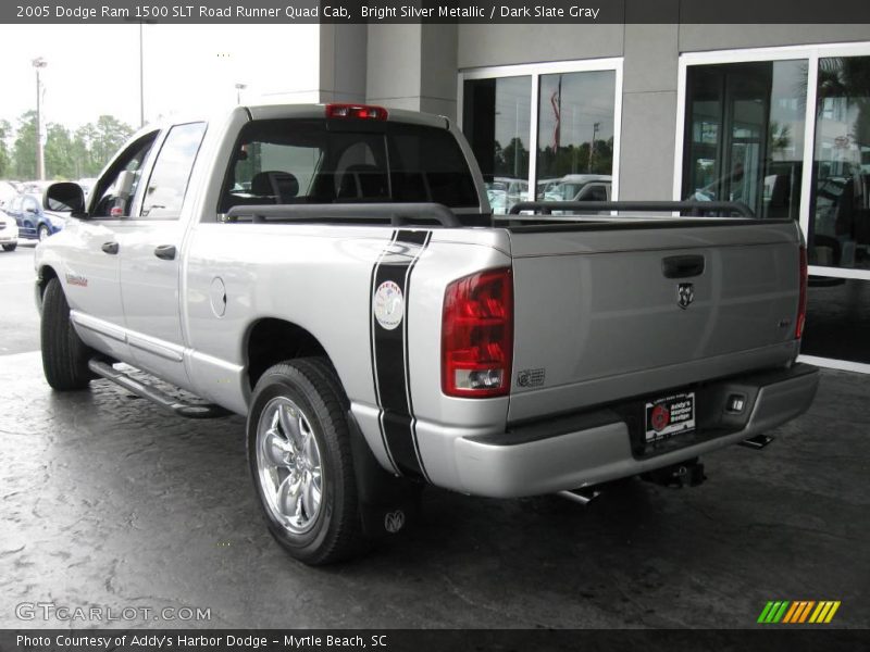 Bright Silver Metallic / Dark Slate Gray 2005 Dodge Ram 1500 SLT Road Runner Quad Cab