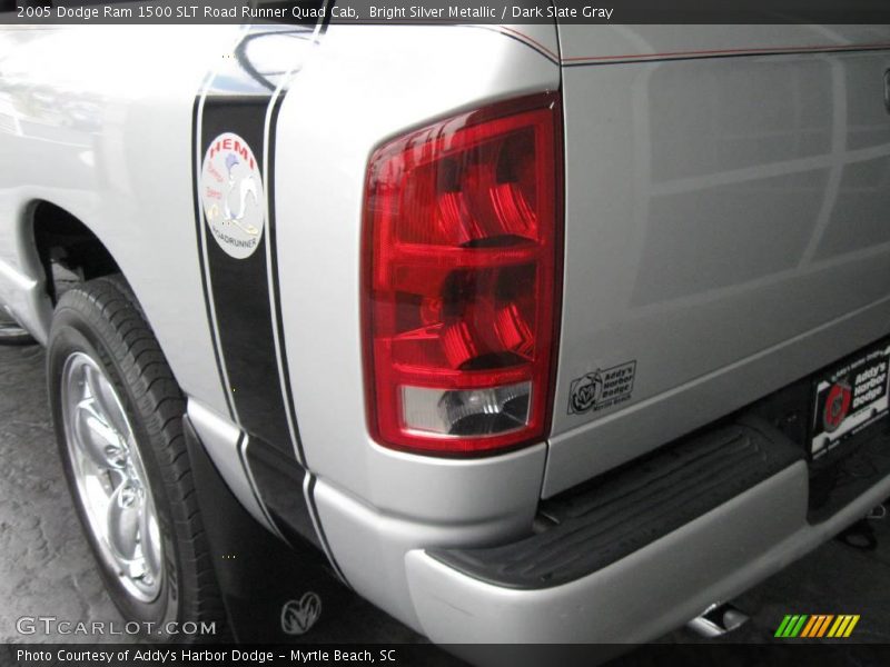 Bright Silver Metallic / Dark Slate Gray 2005 Dodge Ram 1500 SLT Road Runner Quad Cab