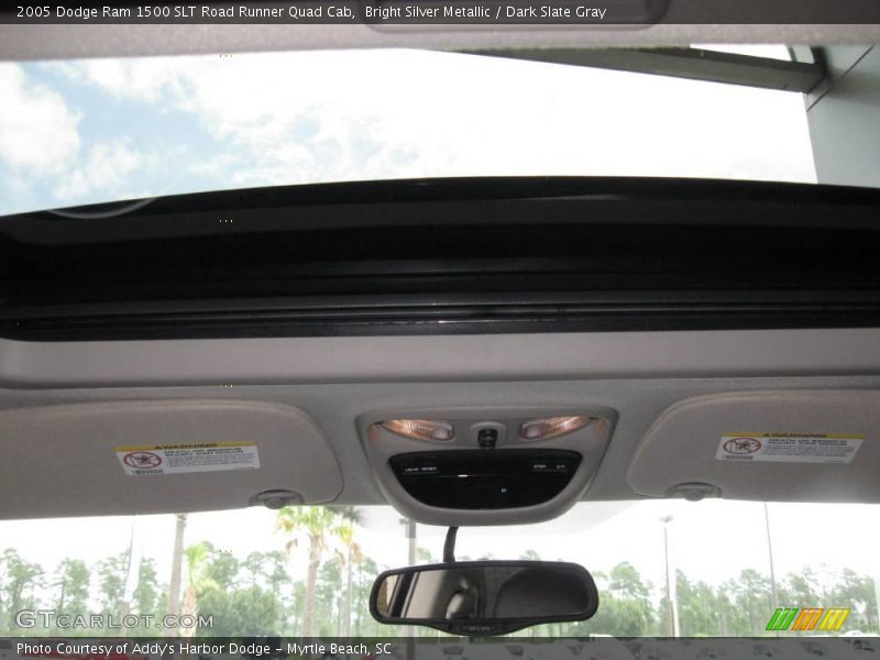 Bright Silver Metallic / Dark Slate Gray 2005 Dodge Ram 1500 SLT Road Runner Quad Cab