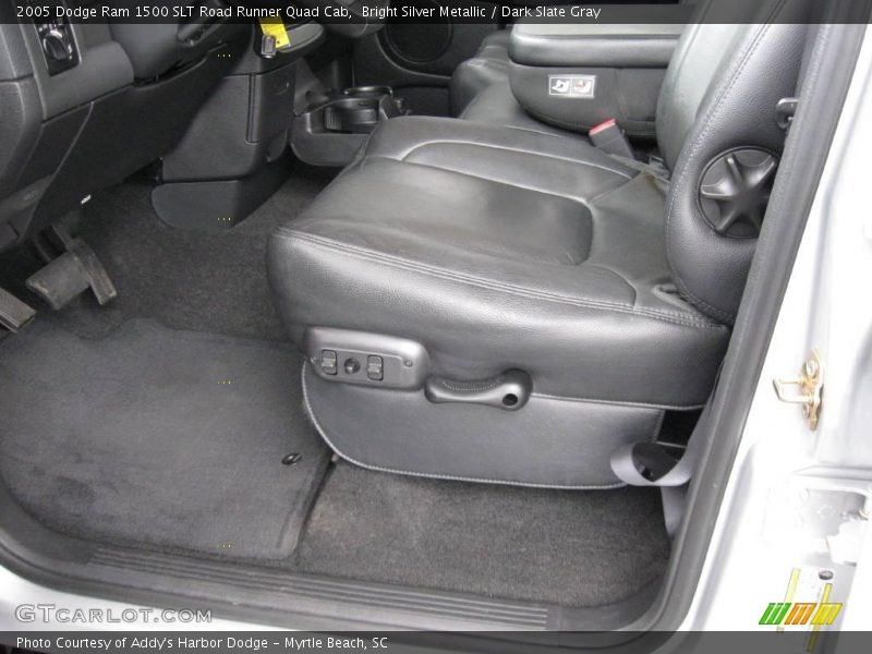 Bright Silver Metallic / Dark Slate Gray 2005 Dodge Ram 1500 SLT Road Runner Quad Cab