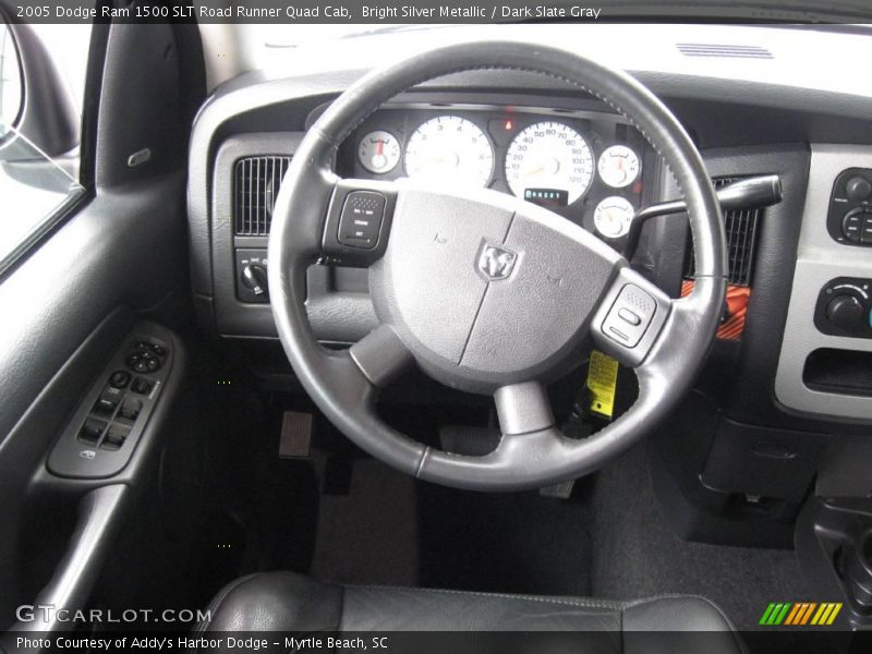 Bright Silver Metallic / Dark Slate Gray 2005 Dodge Ram 1500 SLT Road Runner Quad Cab