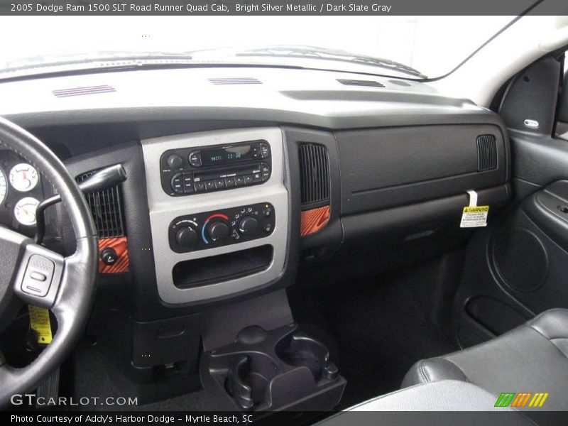 Bright Silver Metallic / Dark Slate Gray 2005 Dodge Ram 1500 SLT Road Runner Quad Cab