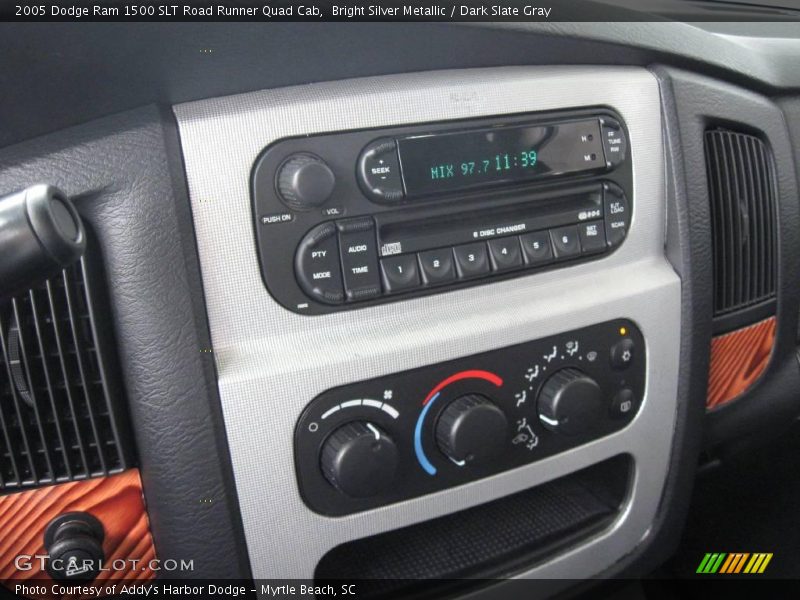 Bright Silver Metallic / Dark Slate Gray 2005 Dodge Ram 1500 SLT Road Runner Quad Cab