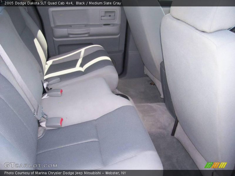 Black / Medium Slate Gray 2005 Dodge Dakota SLT Quad Cab 4x4