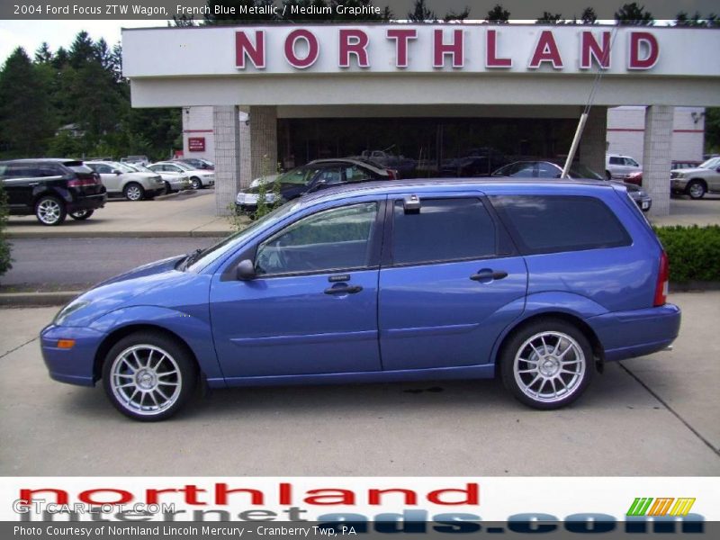 French Blue Metallic / Medium Graphite 2004 Ford Focus ZTW Wagon