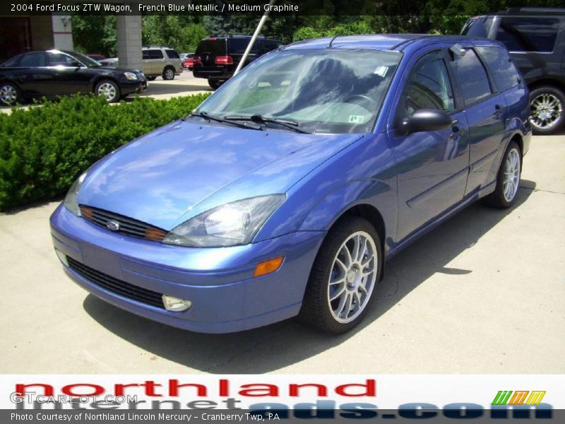 French Blue Metallic / Medium Graphite 2004 Ford Focus ZTW Wagon