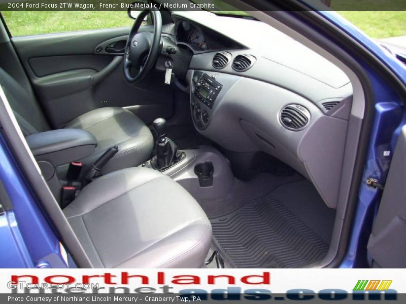 French Blue Metallic / Medium Graphite 2004 Ford Focus ZTW Wagon