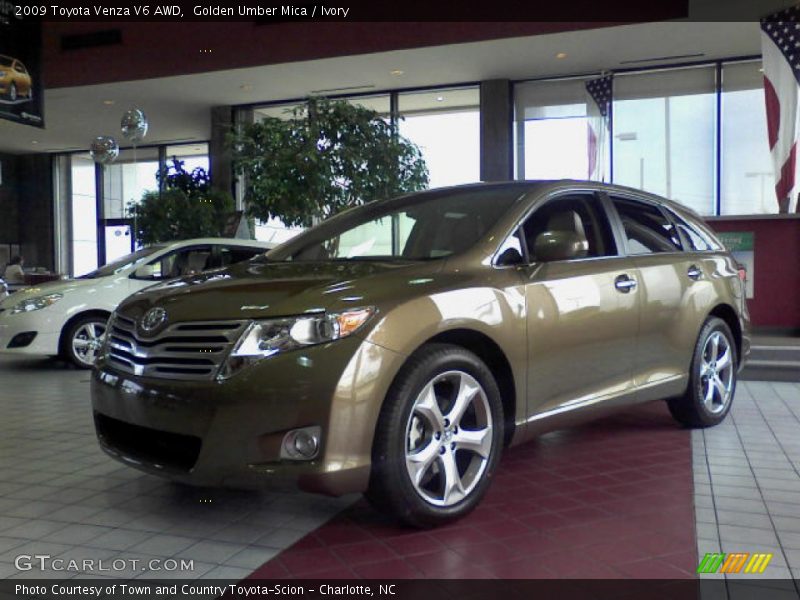 Golden Umber Mica / Ivory 2009 Toyota Venza V6 AWD
