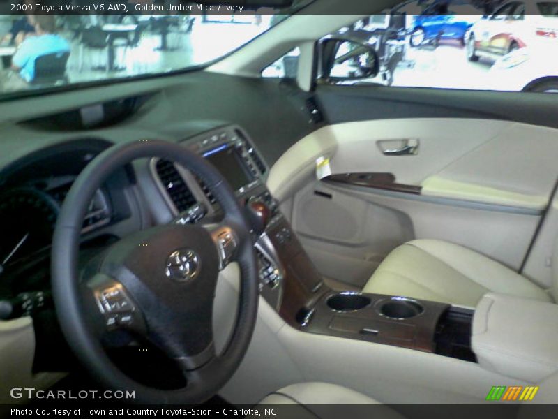 Golden Umber Mica / Ivory 2009 Toyota Venza V6 AWD
