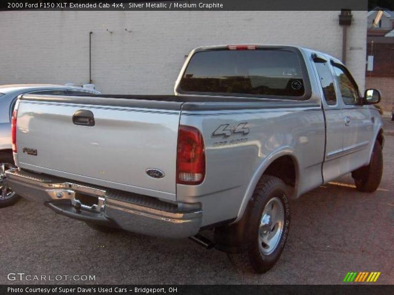 Silver Metallic / Medium Graphite 2000 Ford F150 XLT Extended Cab 4x4