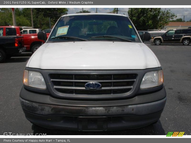 Oxford White / Medium Graphite 2001 Ford F150 XL SuperCab