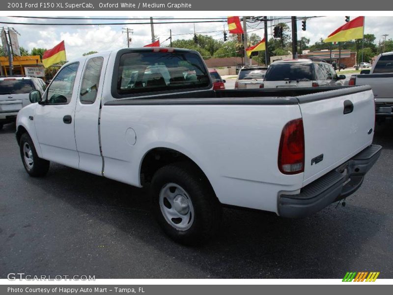 Oxford White / Medium Graphite 2001 Ford F150 XL SuperCab