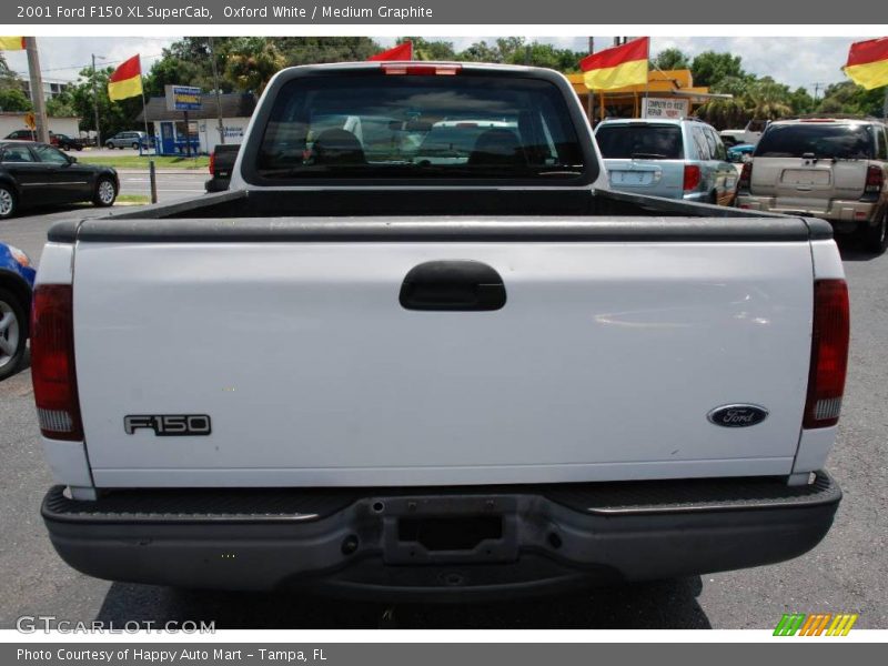 Oxford White / Medium Graphite 2001 Ford F150 XL SuperCab