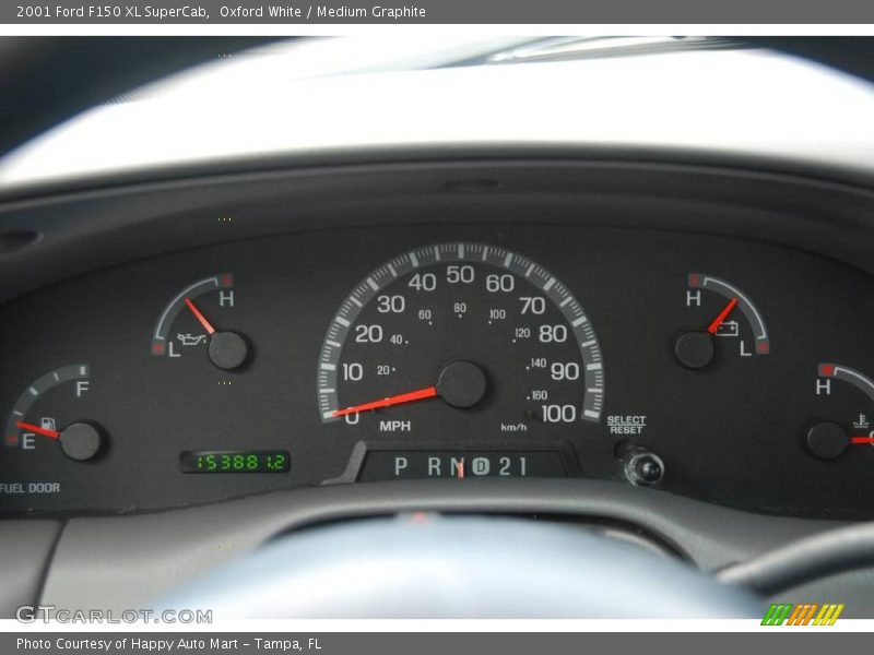Oxford White / Medium Graphite 2001 Ford F150 XL SuperCab